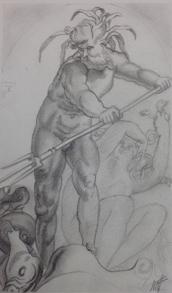 Marco Fasoli (grafite su carta Fabriano)
