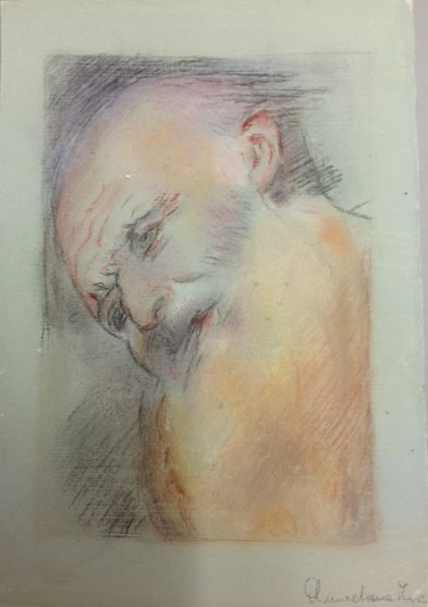 Annachiara Maci (pastello su carta tinta)