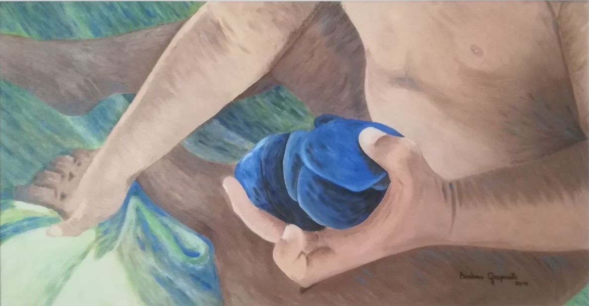 Barbara Gasparato "Mattia" (olio su cartone legnato)
