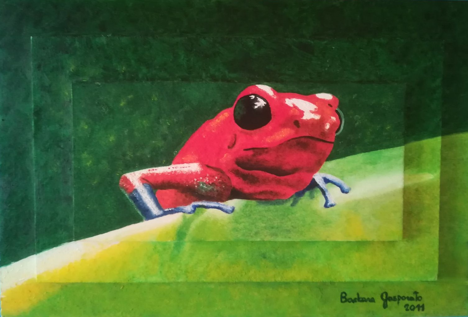 Barbara Gasparato "Cri" (olio su tavola)