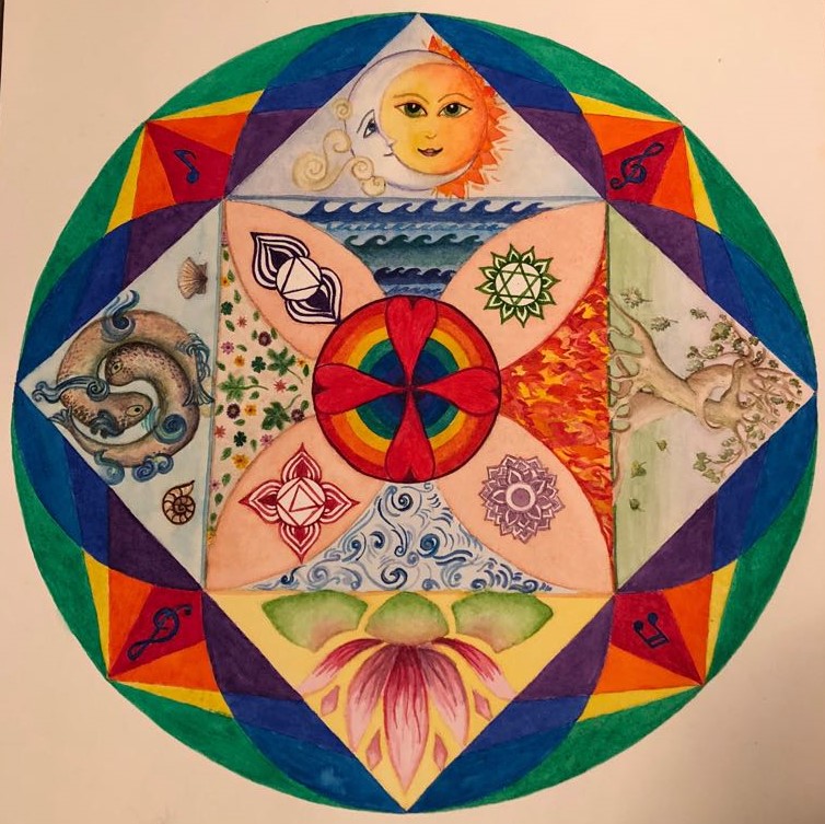 Lorella Vesentini ("Mandala" tecnica mista)
