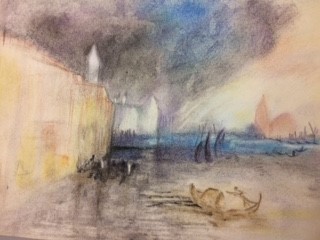 Cinzia Samson (pastello su carta da scena)
