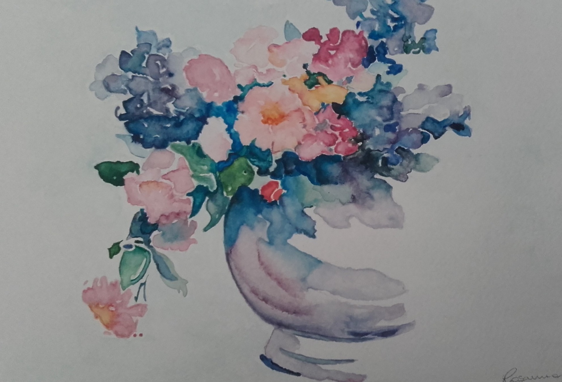 Rosanna Castioni (acquarello su carta cotone Fabriano)