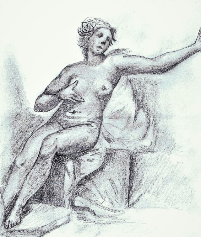 Laura Avigni (graffite su carta Fabriano)