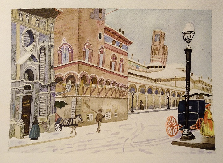 Rosamaria Frigo (tecnica mista su carta Fabriano cotone)