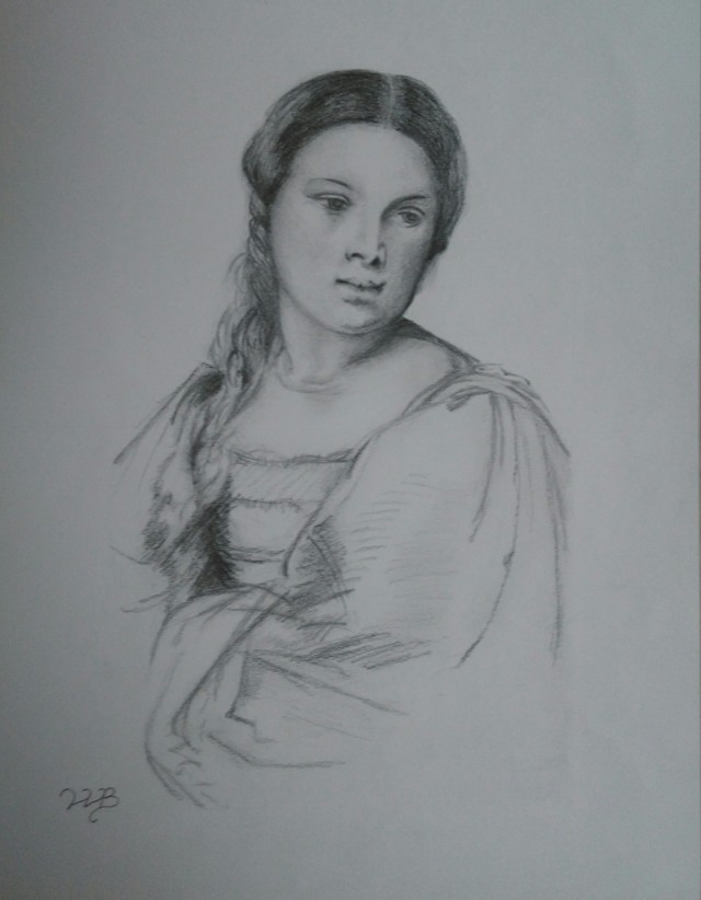 Barbara Werner (graffite su carta Fabriano)
