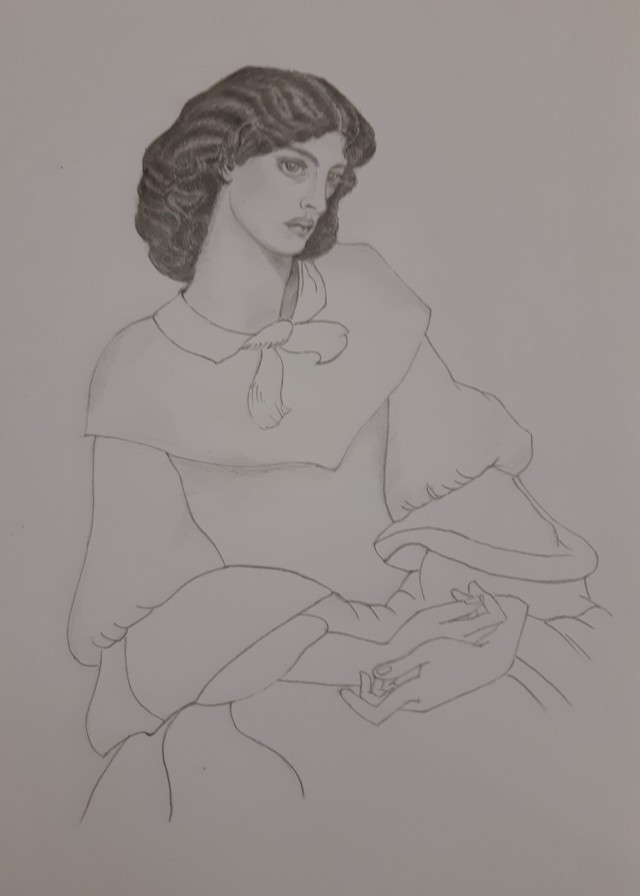 Gabriella Cecchin (grafite su carta Fabriano))