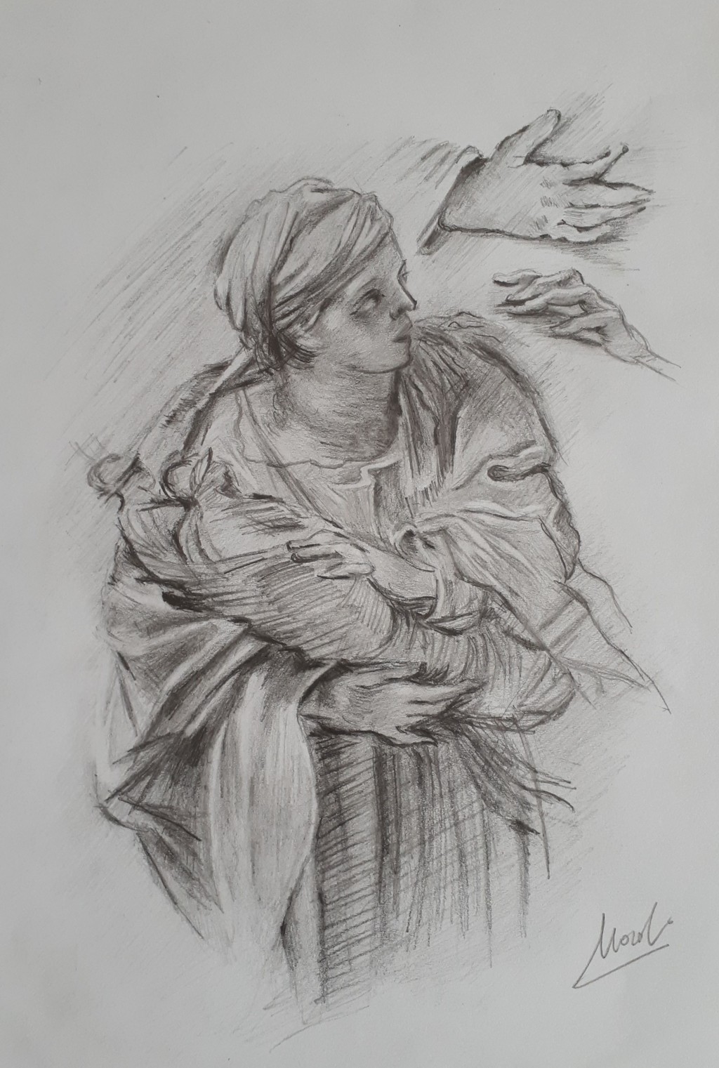 Milena Moreschi (grafite su carta Fabriano)