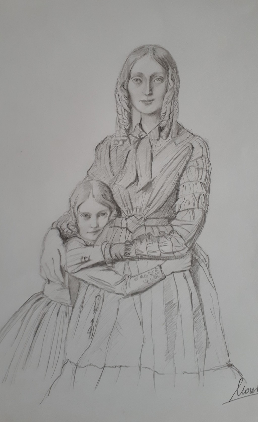 Milena Moreschi (grafite su carta Fabriano)