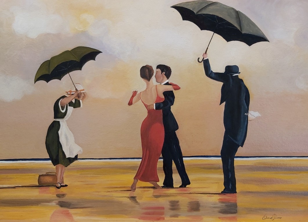 Elena Vinco (olio su cartone legnato)