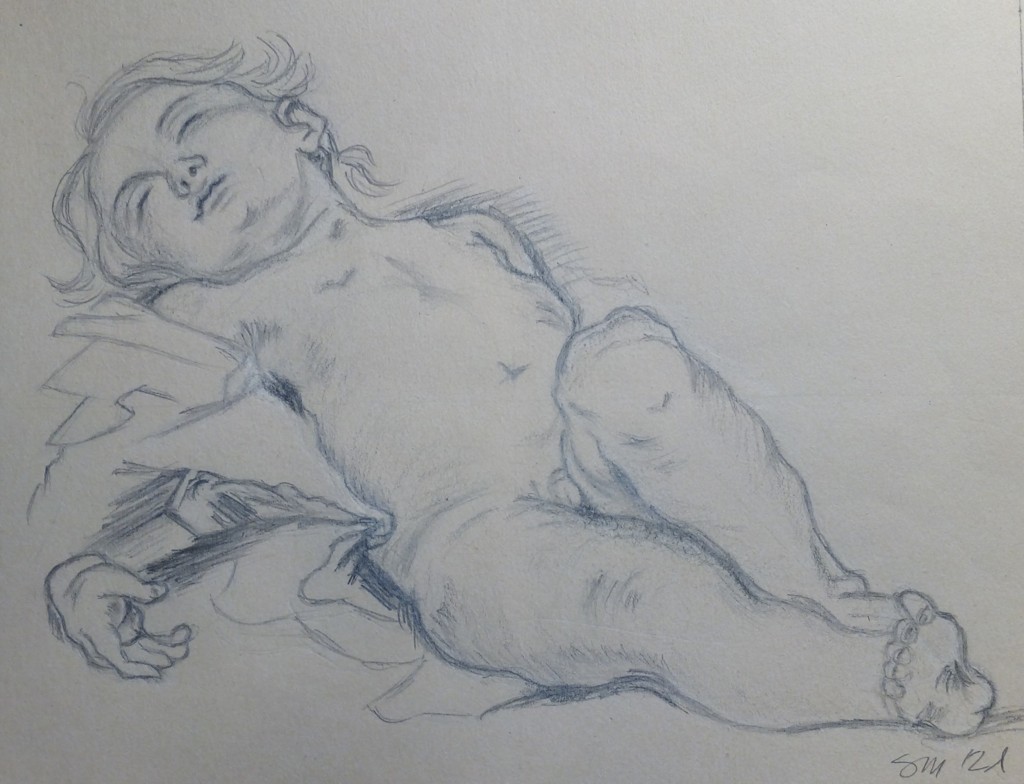 Mara Santi (grafite su carta da scena)