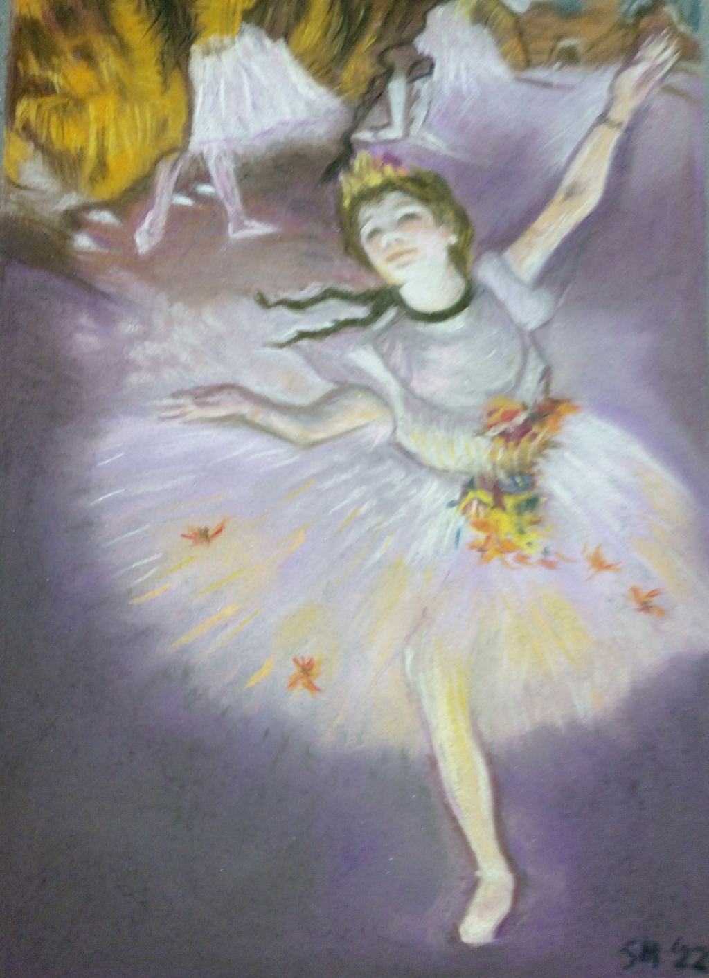 Mara Santi (pastelli su carta Fabriano da pastelli)