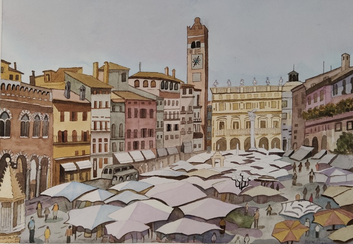 Rosamaria Frigo (tecnica mista su carta Fabriano cotone)