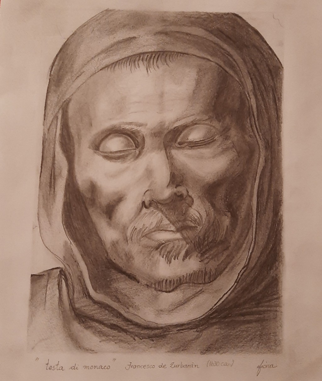 Fiona Belloni (grafite su carta Fabriano)