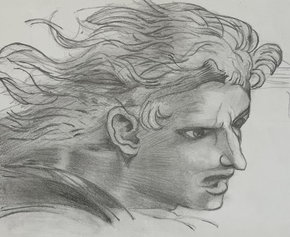 Davika Ceuca (grafite su carta Fabriano cotone)