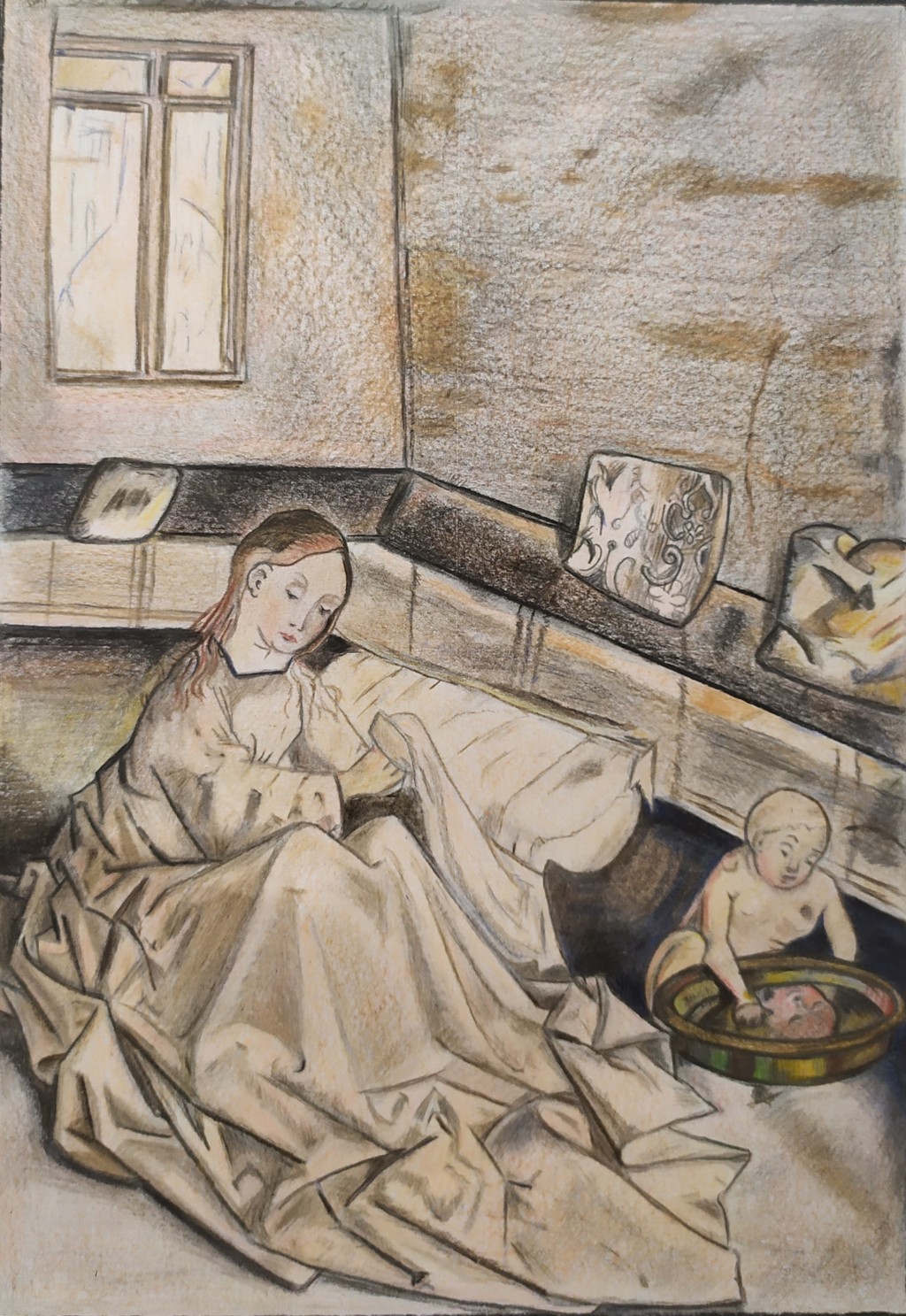 Carla Gobetti (tecnica mista su carta Fabriano)
