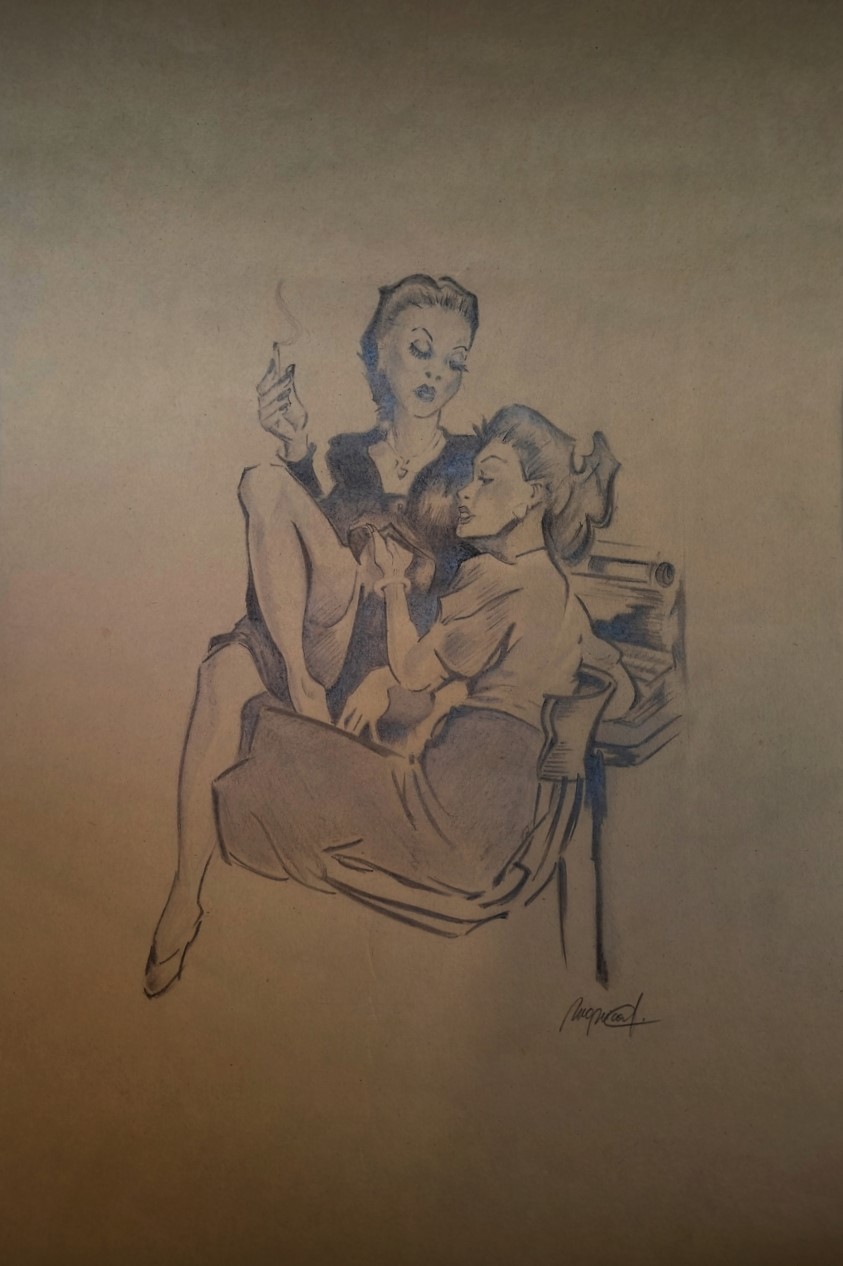 Monica Albertini (grafite su carta da scena)