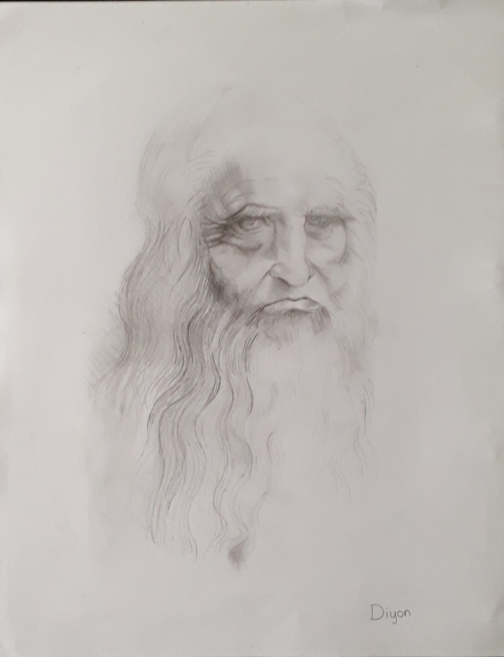 Diyon Batuwatta (grafite su carta Fabriano)