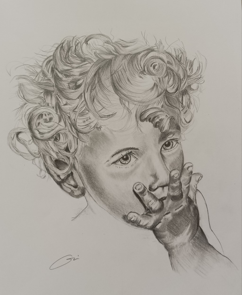 Cristina Cristanelli (grafite su carta Fabriano)