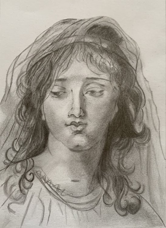 Laura Rossi (grafite su carta Fabriano)