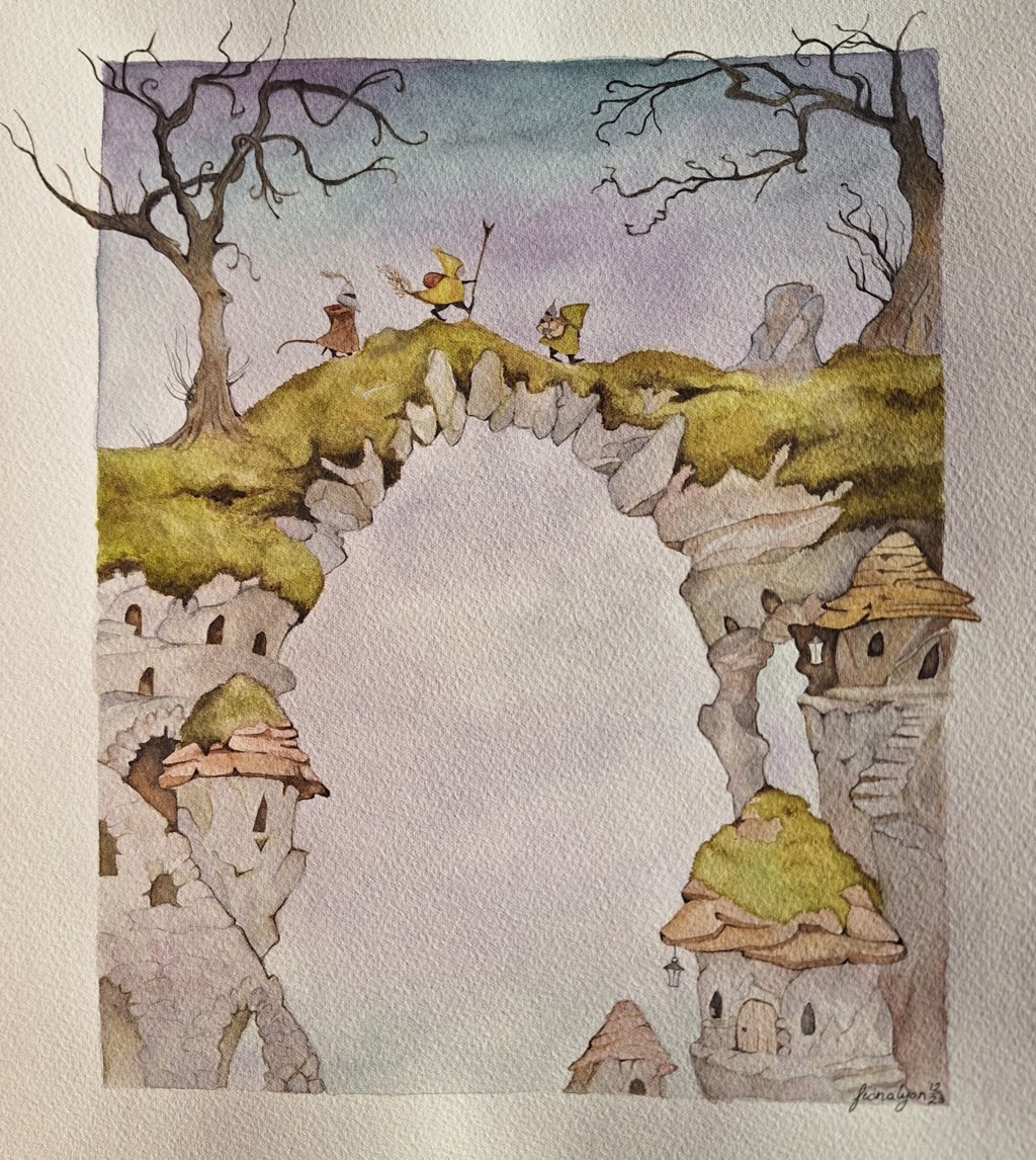 Fiona Belloni (acquarello su carta Fabriano cotone)