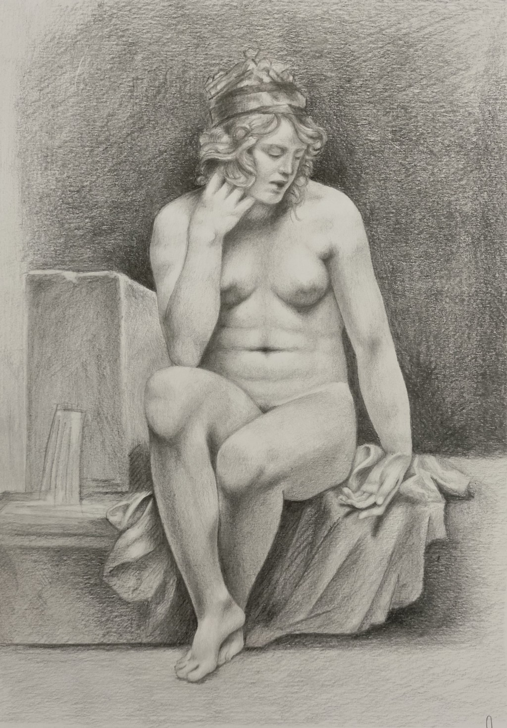 Michela Signorini (grafite su carta Fabriano)