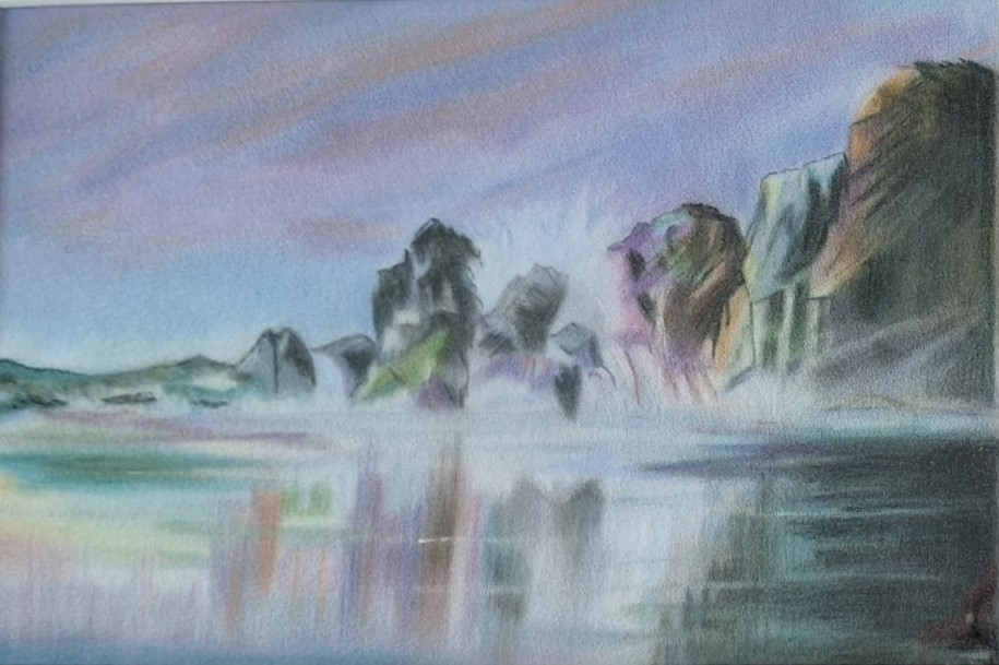Ilaria Menegolli (pastello su carta di velluto)