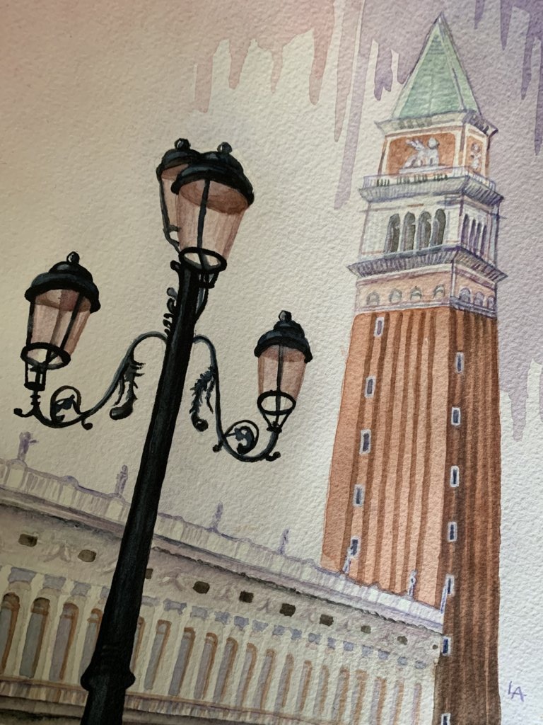 Loredana Alberti "Venezia" (acquarello su carta Arches cotone)