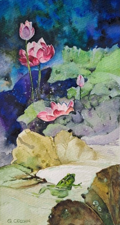 Gabriella Cecchin (acquarello su carta Fabriano cotone)