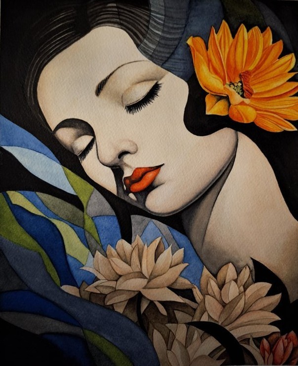 Gabriella Cecchin (acquarello su carta Fabriano cotone)