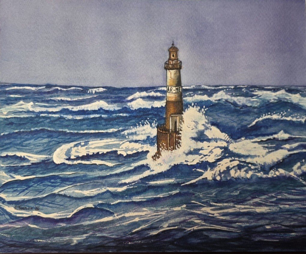 Anna Ferron "Fharo AR-MEN" (acquarello su carta Arches)